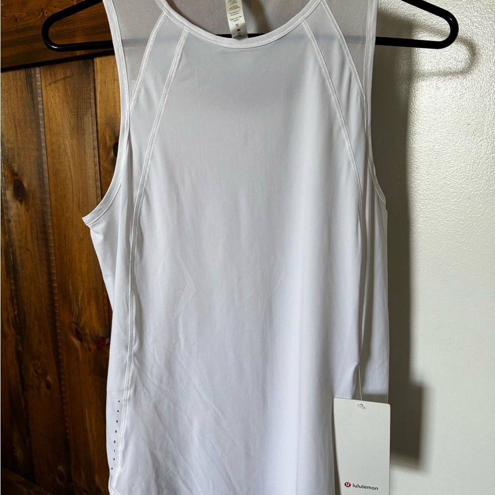 Lululemon White Sculpt Tank-Size 4